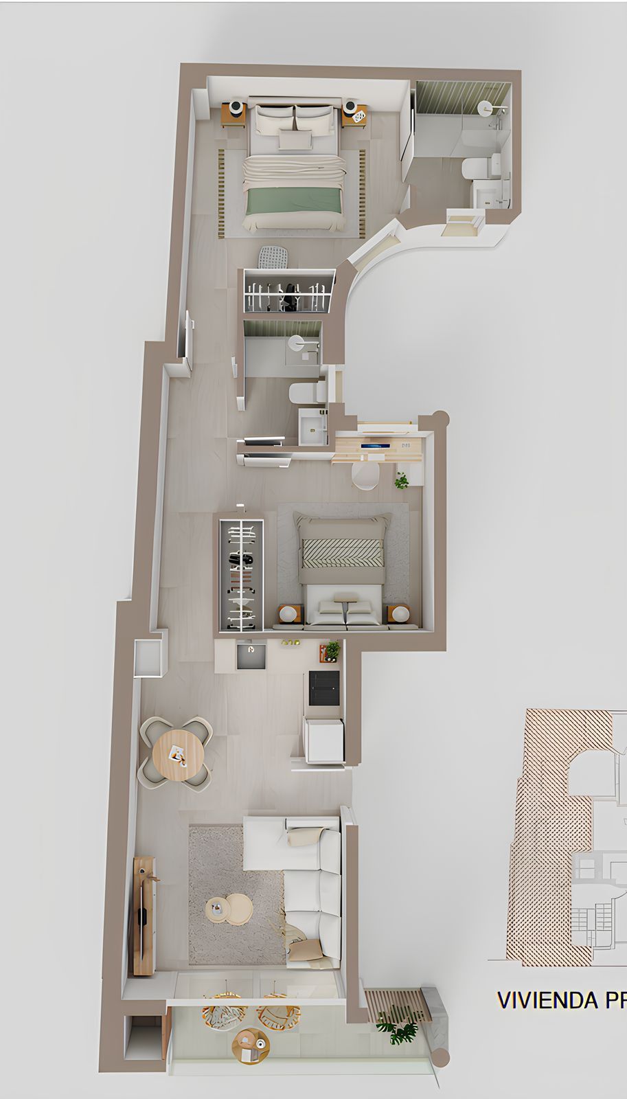 Middenverdieping Appartement in Fuengirola, Fuengirola, 9/10