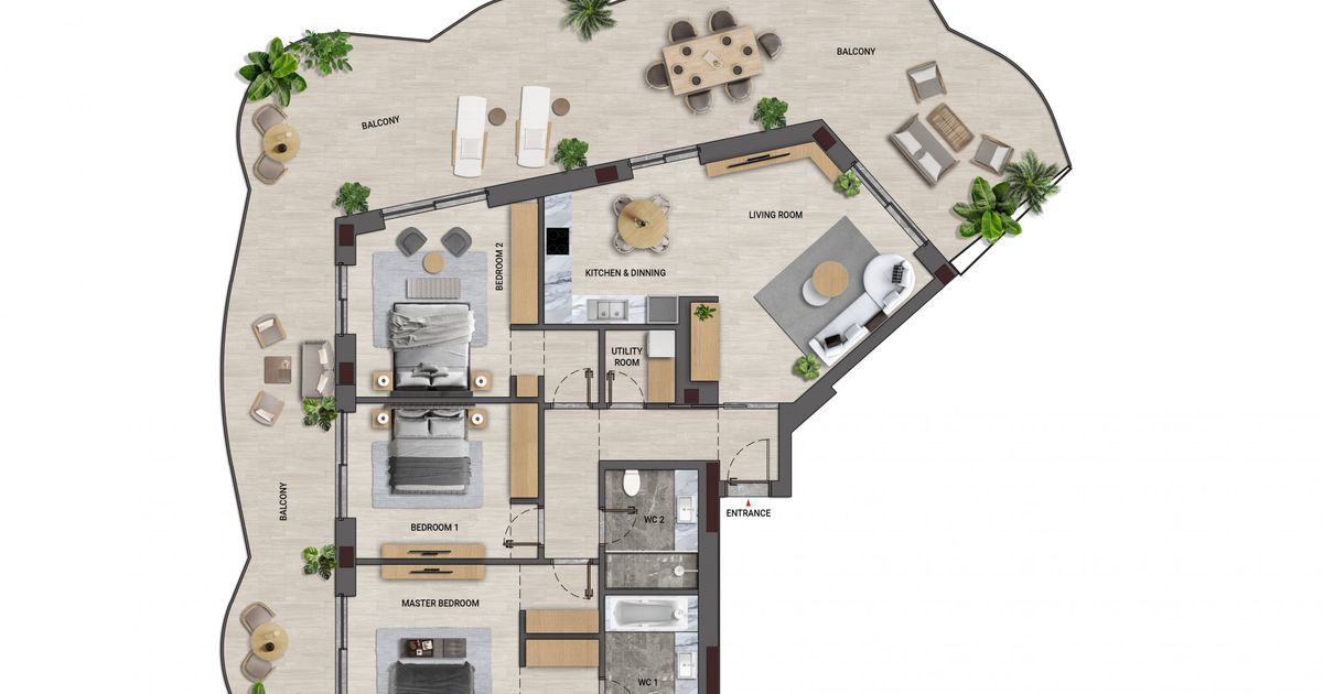 Penthouse en Cadiz, Cadiz, 6/7