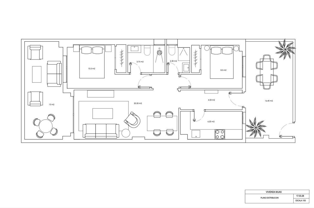 Appartement au rez-de-chaussée à Calanova Golf, Calanova Golf, 7/12