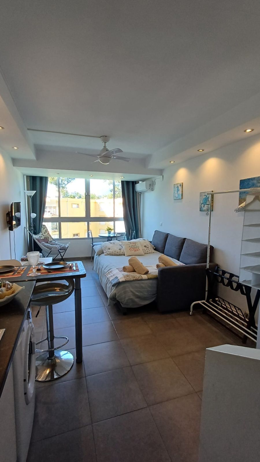 Studio på mellanplan i Estepona, Estepona, 7/12