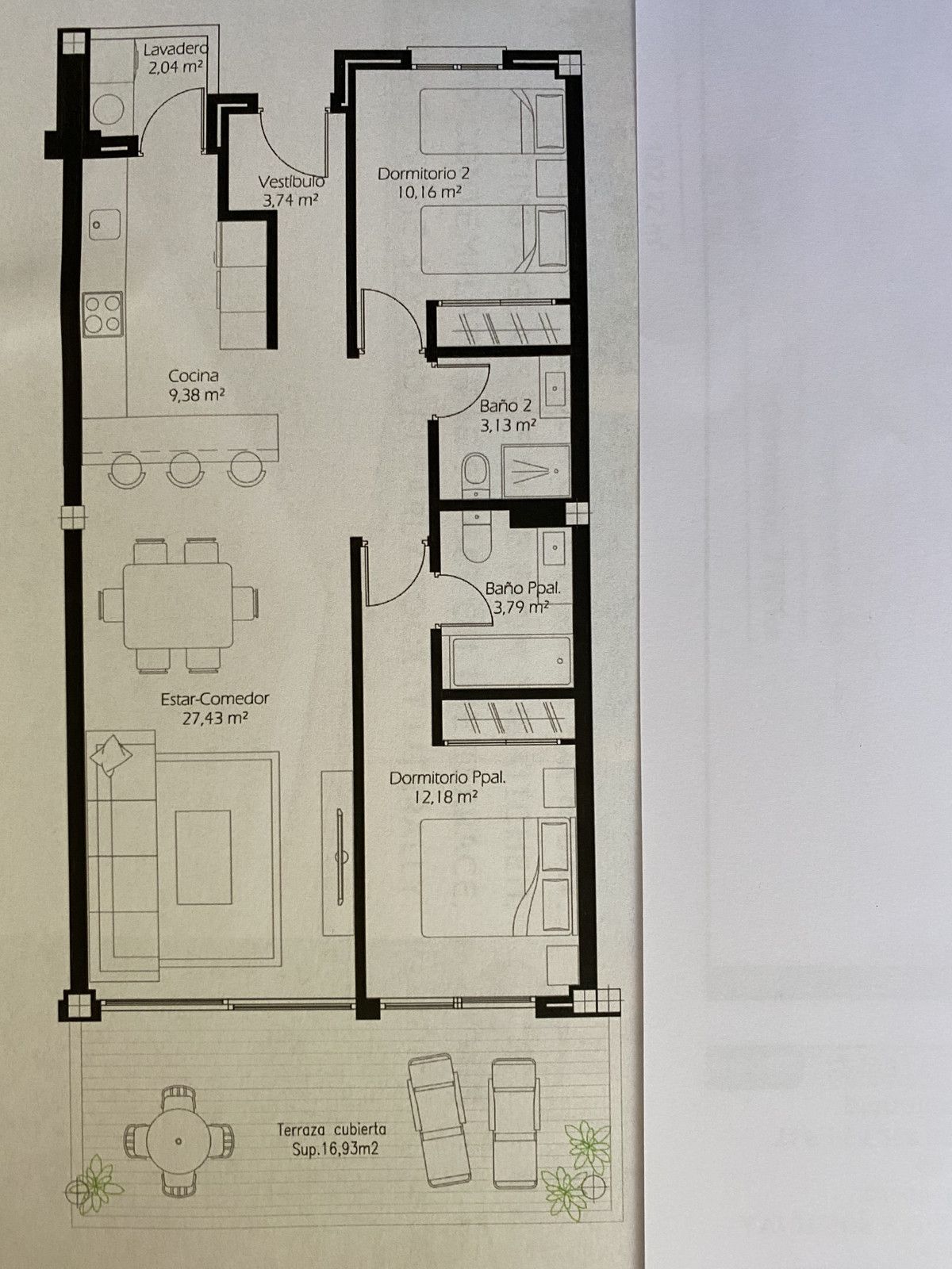 Middle Floor Apartment in Torreblanca, Torreblanca, 7/12